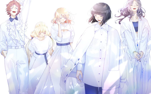 Ikuto Tsumura Kokoro Hasegawa Chiyuki Fujito Anime Runway de Waratte HD Desktop Wallpaper | Background Image