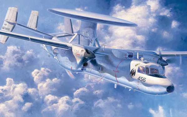 military Northrop Grumman E-2 Hawkeye HD Desktop Wallpaper | Background Image