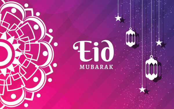religious Eid Mubarak HD Desktop Wallpaper | Background Image