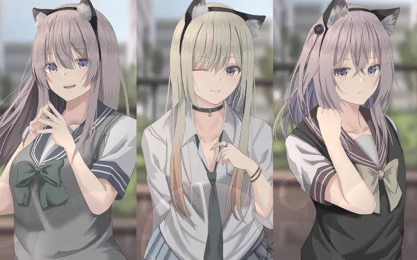 Shinju Inui Sajuna Inui Marin Kitagawa Anime My Dress-Up Darling HD Desktop Wallpaper | Background Image