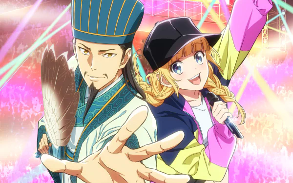 Kongming Zhuge Eiko Tsukimi Anime Ya Boy Kongming! HD Desktop Wallpaper | Background Image