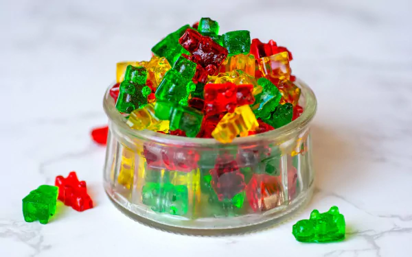 food gummy bear jelly beans HD Desktop Wallpaper | Background Image