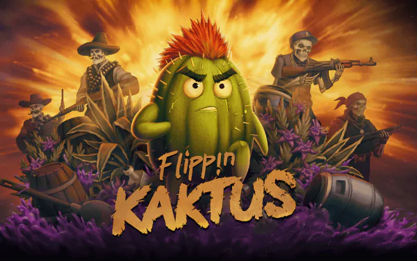 video game Flippin Kaktus HD Desktop Wallpaper | Background Image