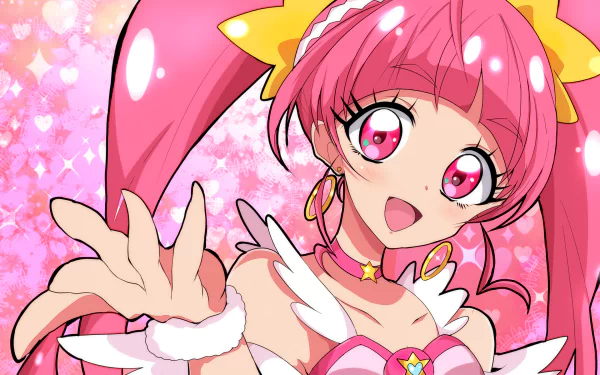 Hoshina Hikaru Cure Star Anime Star☆Twinkle Precure HD Desktop Wallpaper | Background Image