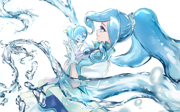 Sawaizumi Chiyu Cure Fontaine Anime Healin' Good PreCure HD Desktop Wallpaper | Background Image