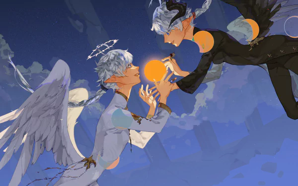 Alphinaud Leveilleur Alisaie Leveilleur video game Final Fantasy XIV HD Desktop Wallpaper | Background Image