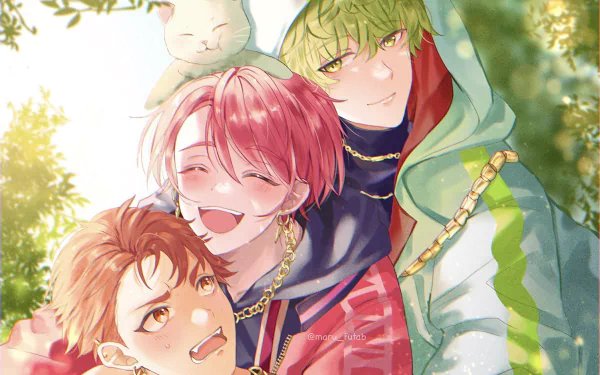 Hokusai Masaki Reo Maruyama Satsuki Ito Anime Paradox Live HD Desktop Wallpaper | Background Image