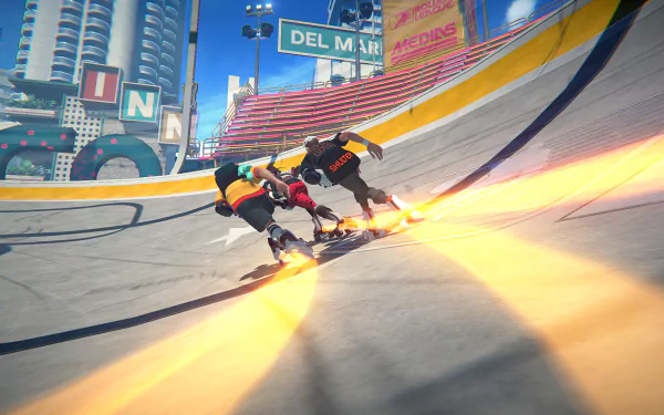 video game Roller Champions HD Desktop Wallpaper | Background Image