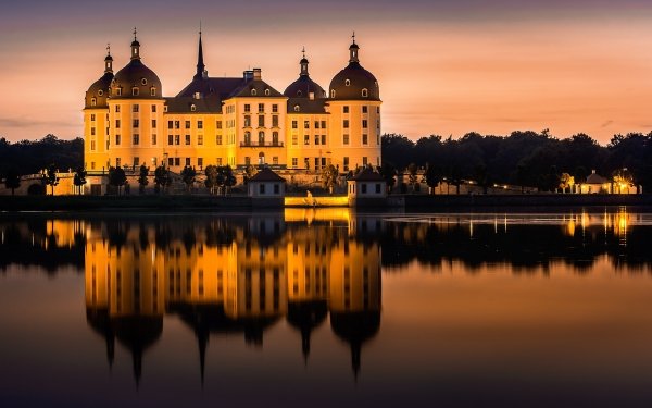Man Made Moritzburg Castle Castles Germany Reflection Castle HD Wallpaper | Background Image