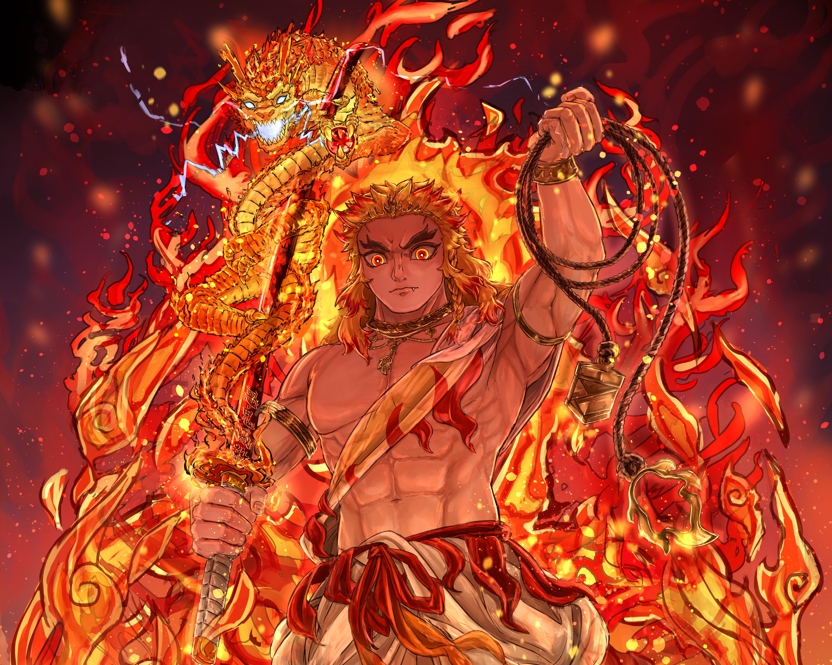 Demon Slayer: Kimetsu no Yaiba HD Wallpaper by あんず