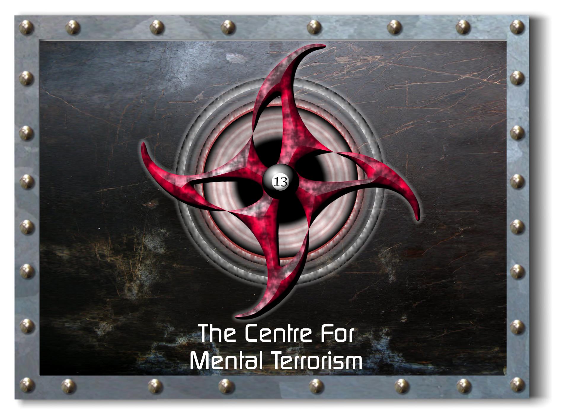 Abstract dark industrial artwork titled Mental Terrorism by NervisGrafix.