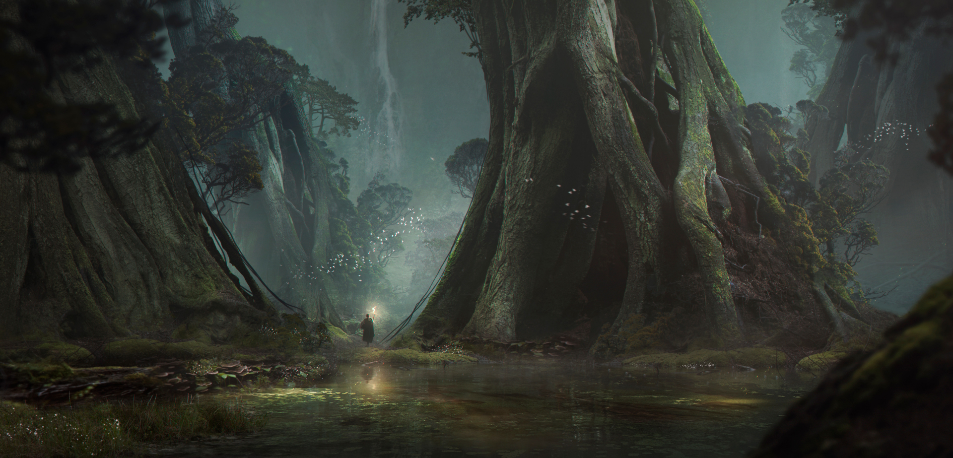 Enchanted Realm: Fantasy Forest HD Wallpaper Adventure by Julian Calle ...