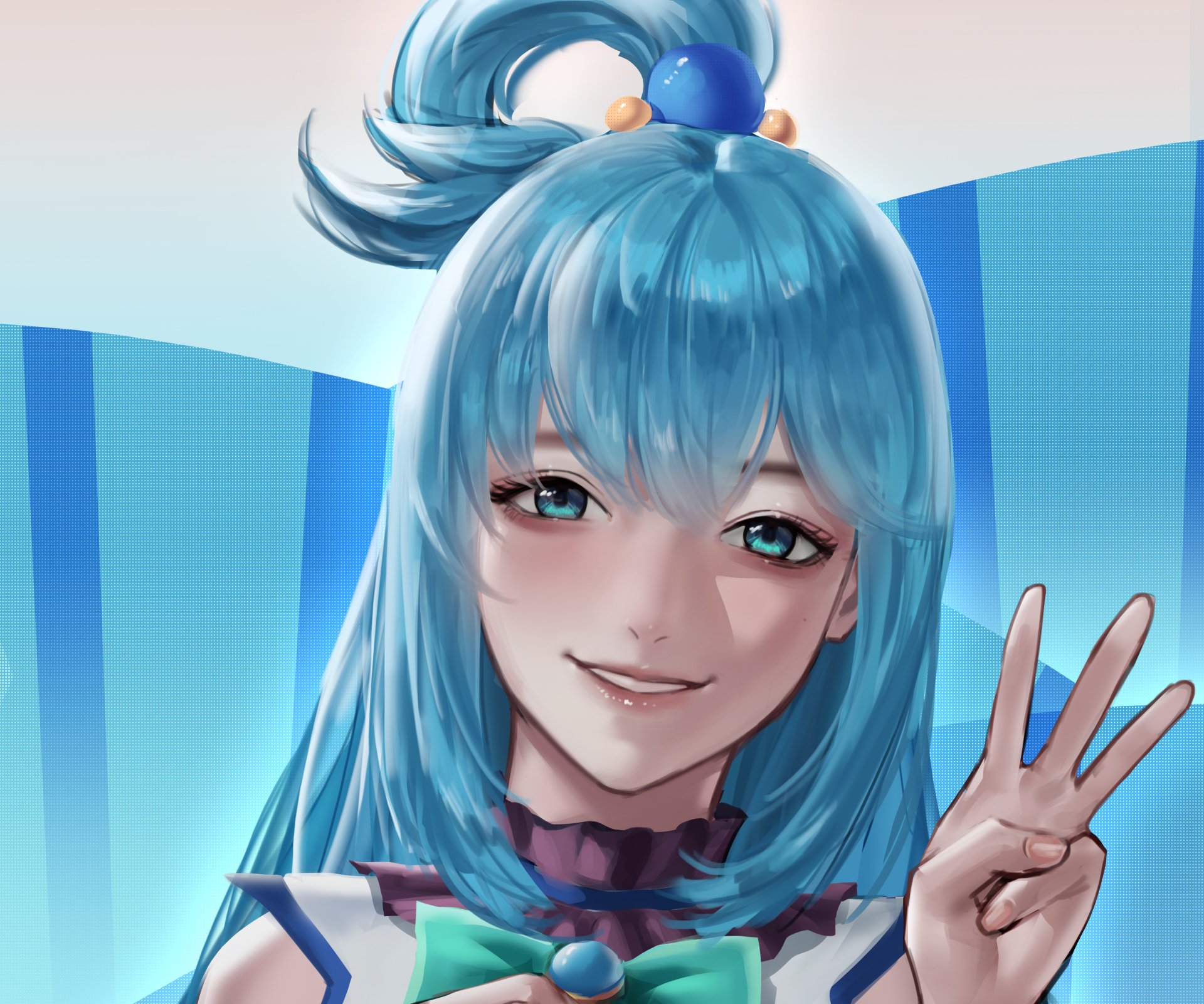 Download Aqua (KonoSuba) Anime KonoSuba - God’s Blessing On This Wonderful World!! HD Wallpaper