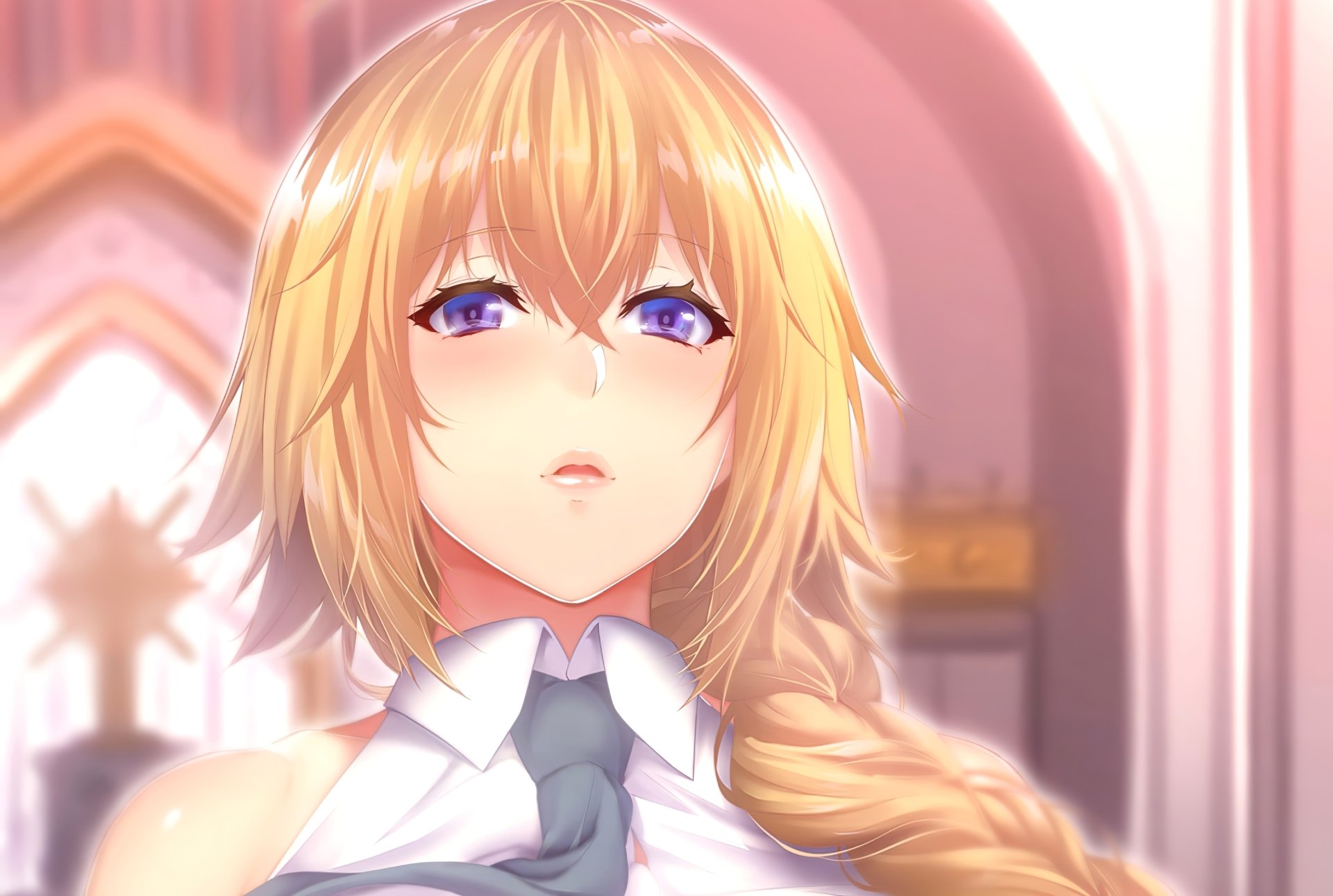 Download Ruler (Fate/Apocrypha) Jeanne D'Arc (Fate Series) Anime Fate/Grand Order 4k Ultra HD Wallpaper by Zucchini