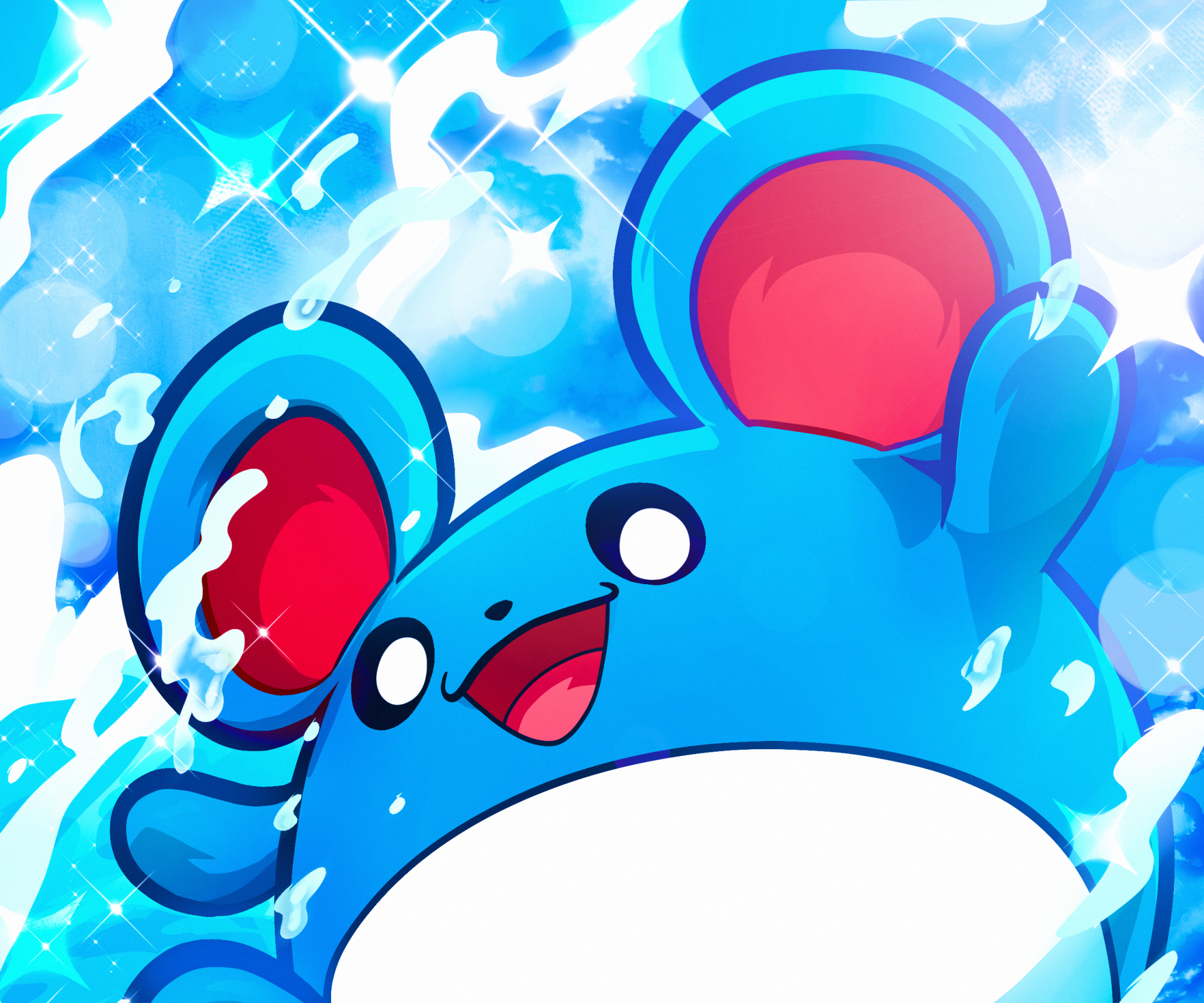 Download Marill (Pokémon) Anime Pokemon HD Wallpaper
