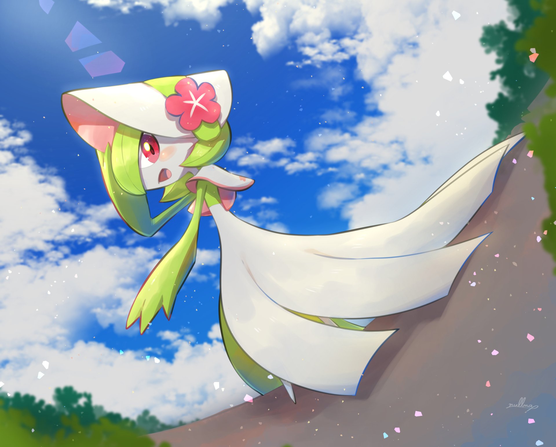 Download Gardevoir (Pokémon) Video Game Pokémon UNITE HD Wallpaper by 温負