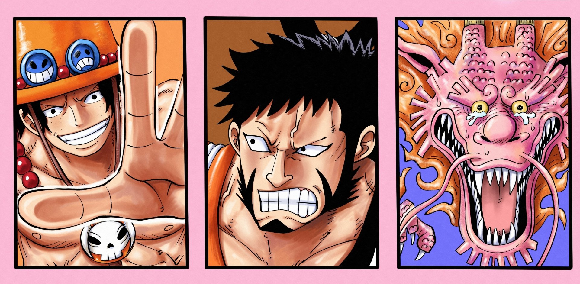 Download Kozuki Momonosuke Kin'emon (One Piece) Portgas D. Ace Anime One Piece HD Wallpaper by Riku