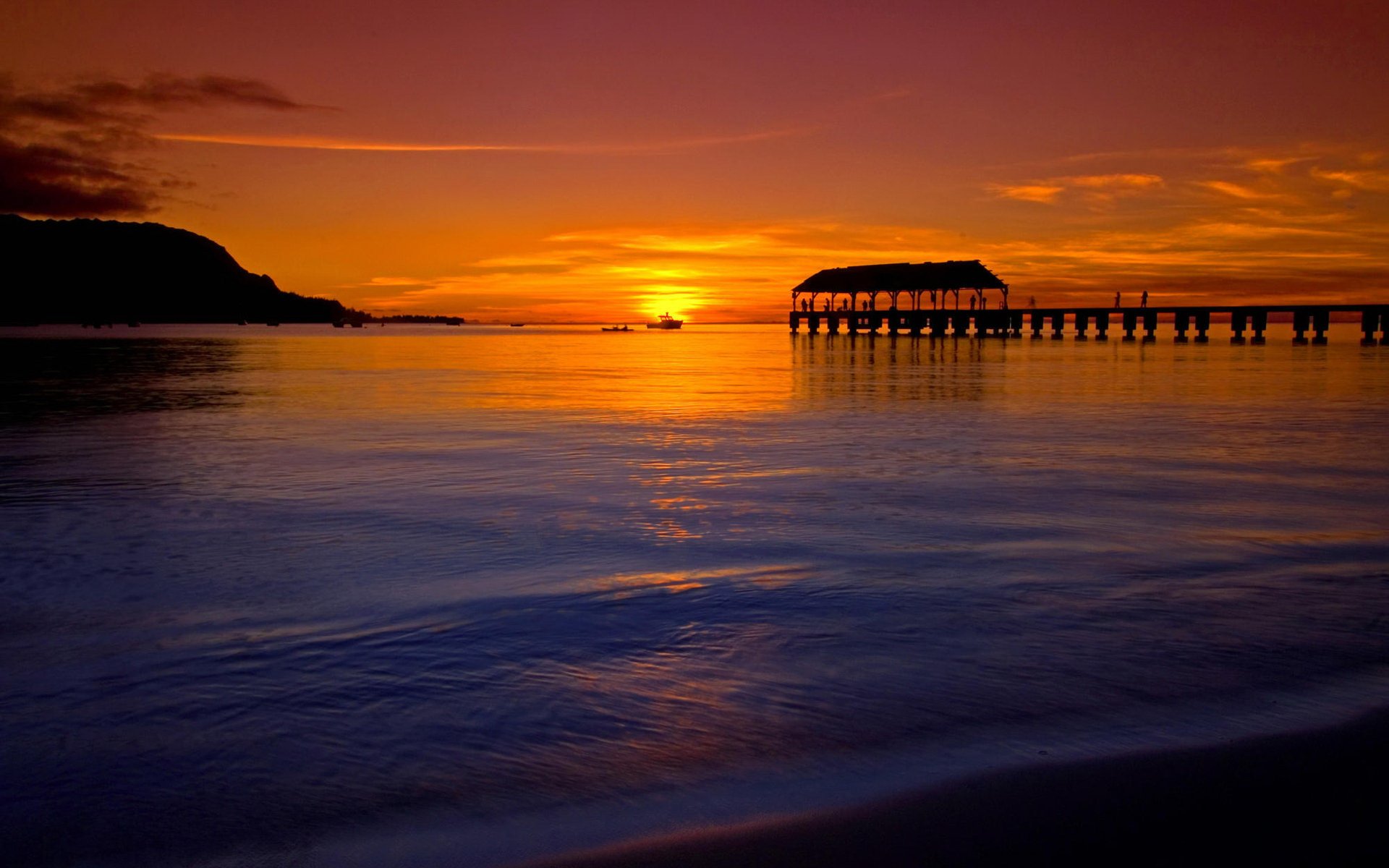 Download Nature Sunset HD Wallpaper | 1920x1200 | Wallpaper Abyss
