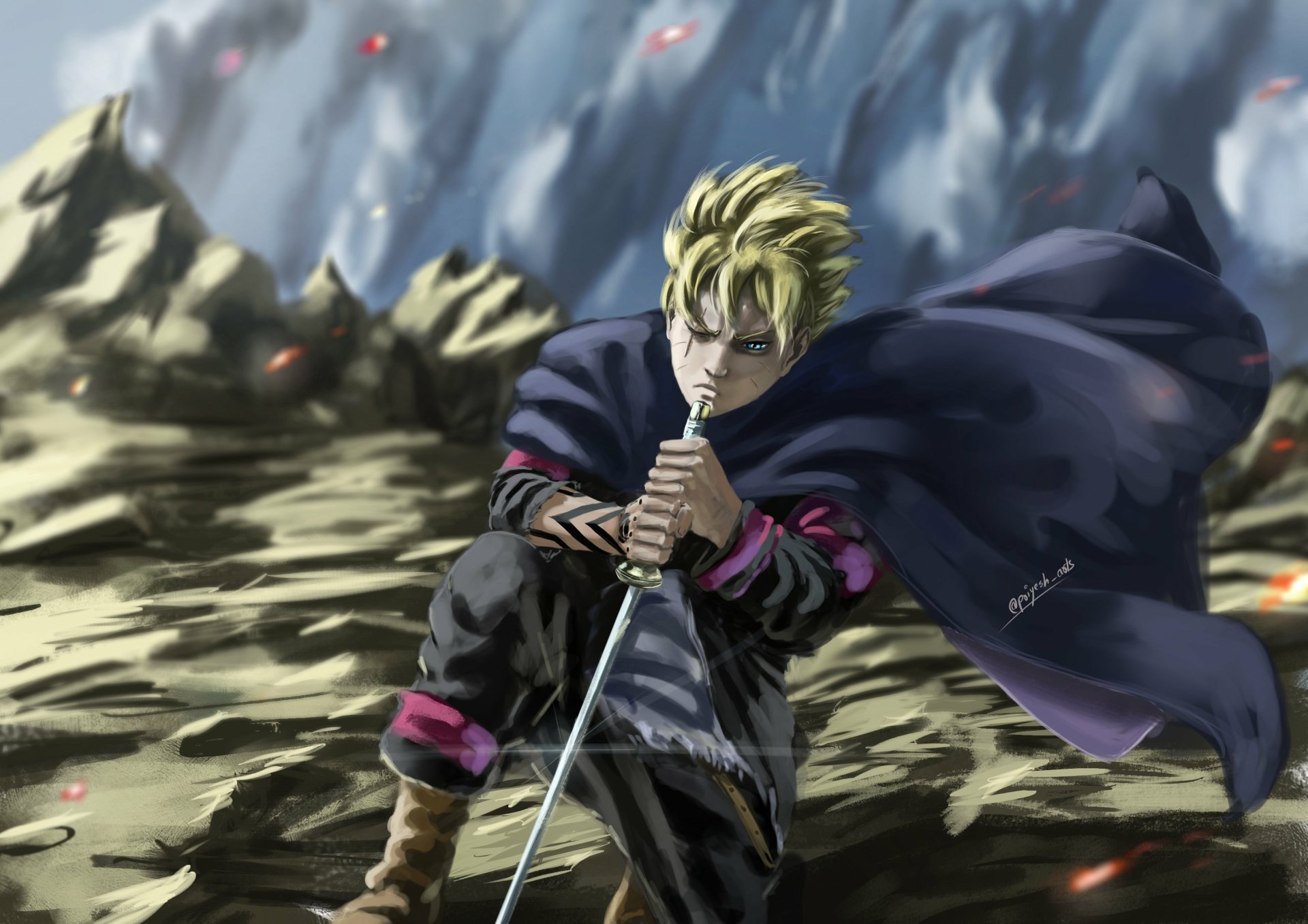 Download Boruto Uzumaki Anime Boruto HD Wallpaper by priyesh_arts