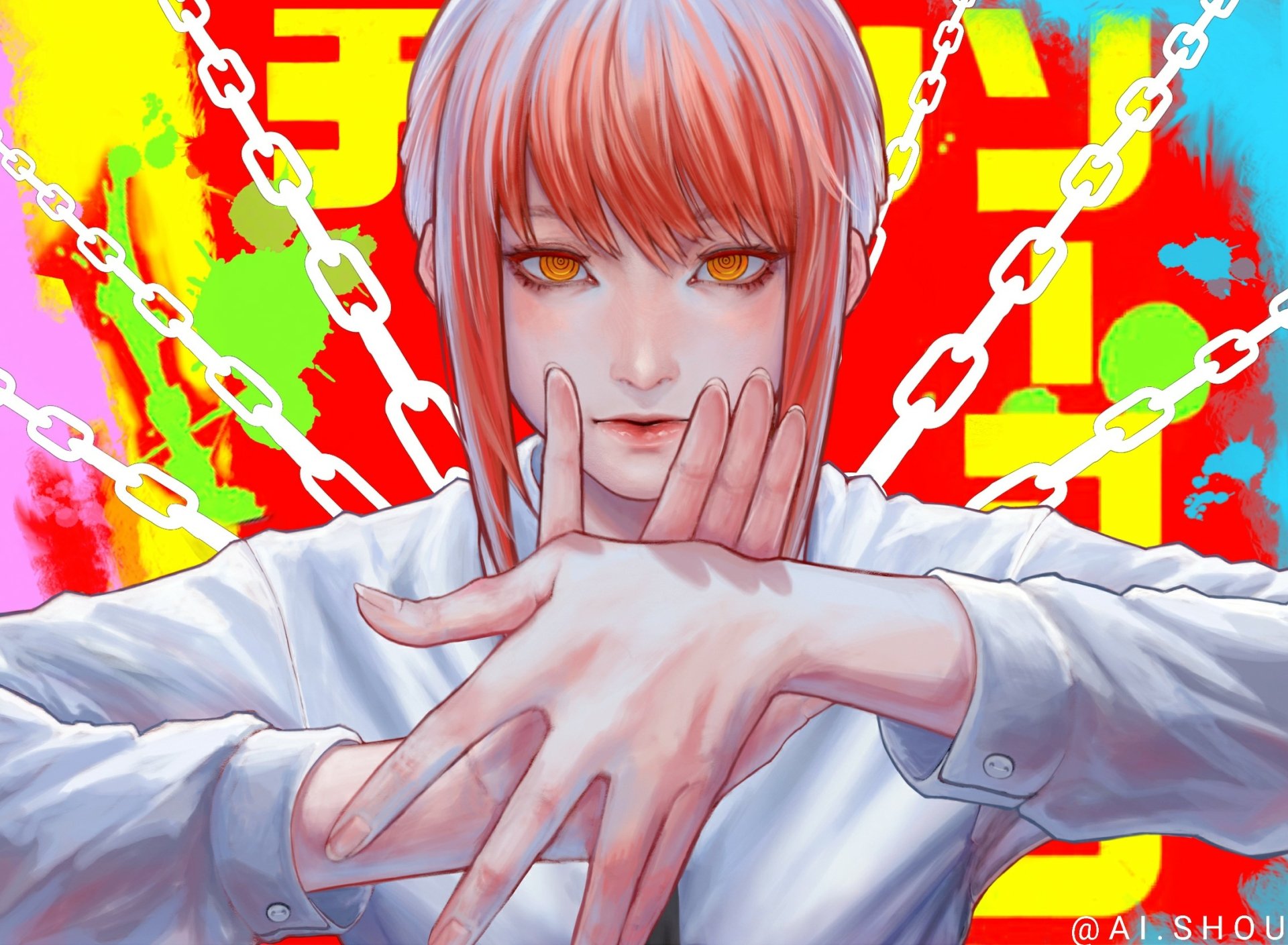 Download Makima (Chainsaw Man) Anime Chainsaw Man HD Wallpaper by ai.shou