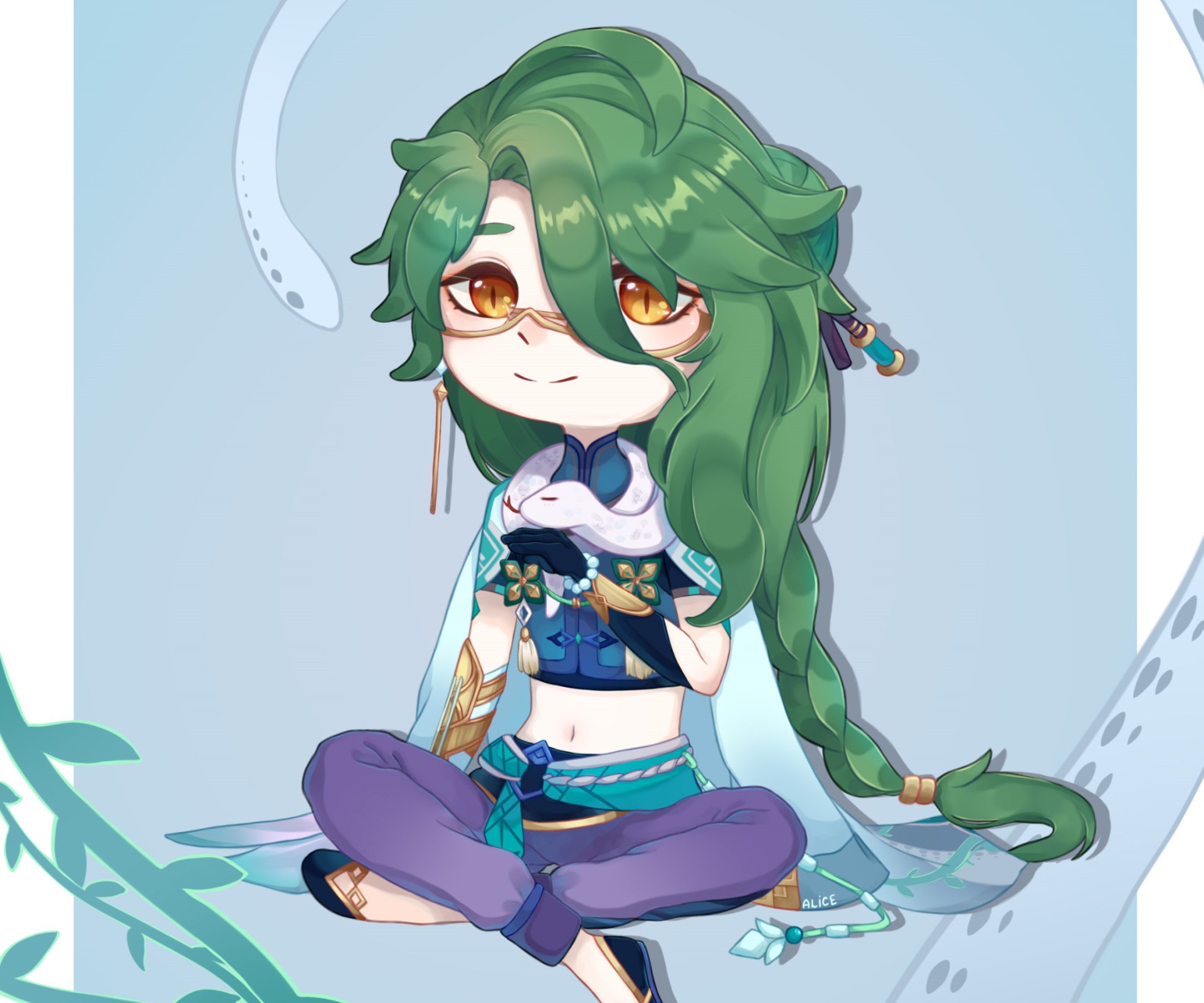 Download Baizhu (Genshin Impact) Video Game Genshin Impact HD Wallpaper