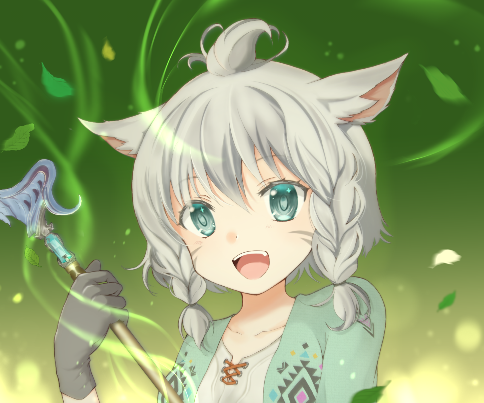 Download Miqo'te (Final Fantasy) Video Game Final Fantasy XIV HD Wallpaper