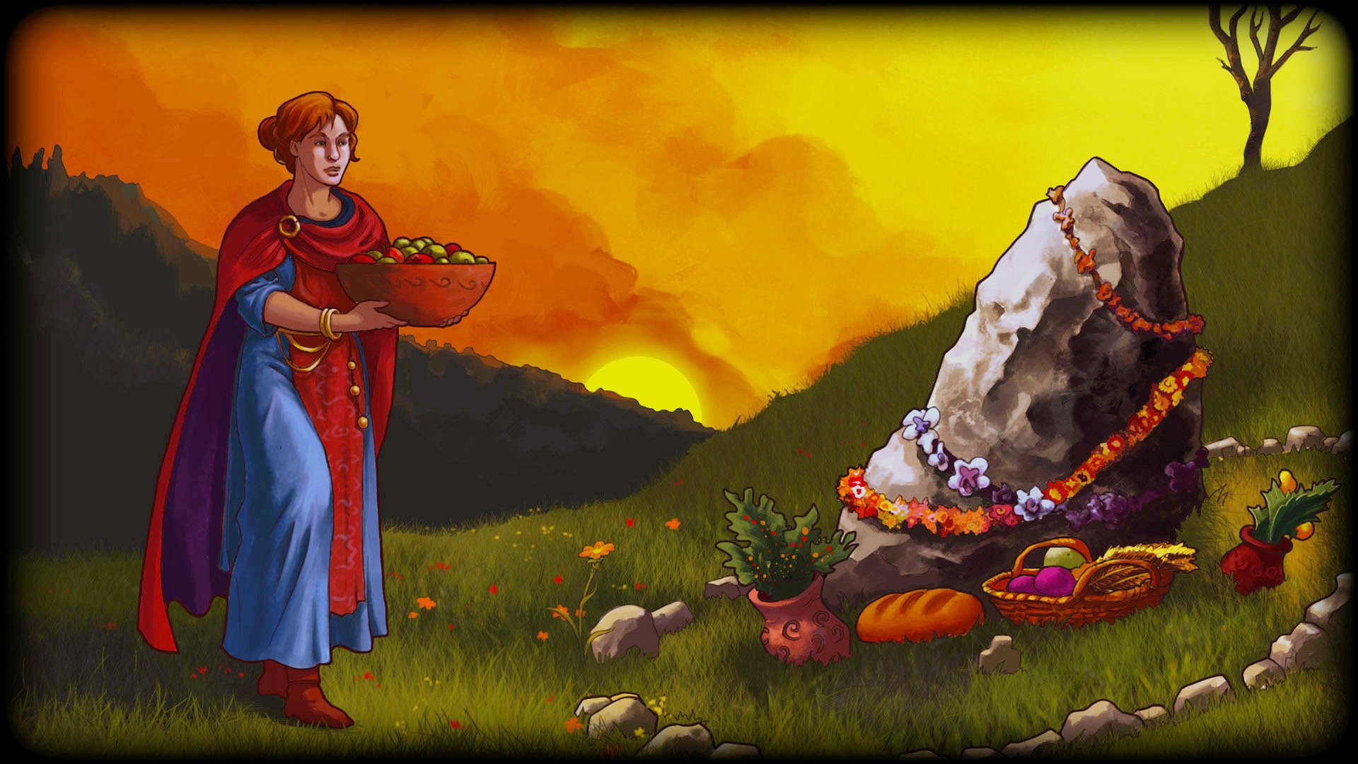 Download Rock Shrine Video Game King Of Dragon Pass HD Wallpaper
