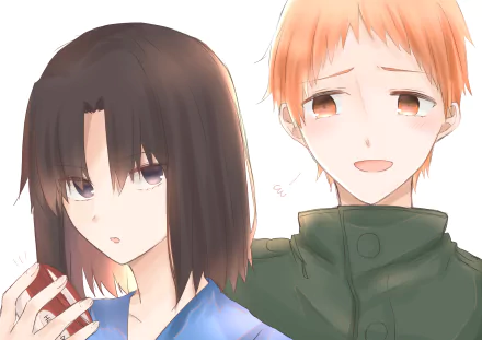 Shiki Ryougi Tomoe Enjou Anime The Garden of Sinners HD Desktop Wallpaper | Background Image