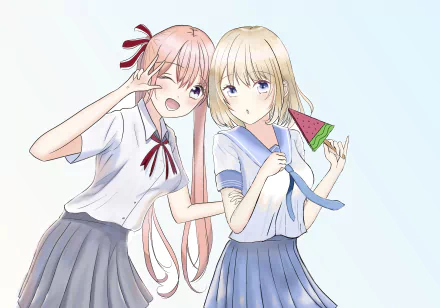 Erika Amano Sachi Umino Anime A Couple of Cuckoos HD Desktop Wallpaper | Background Image