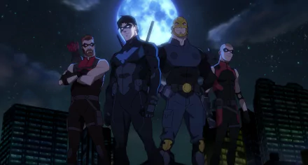 Red Arrow Guardian (DC Comics) Nightwing Arsenal (DC Comics) Will Harper (DC Comics) TV Show Young Justice HD Desktop Wallpaper | Background Image