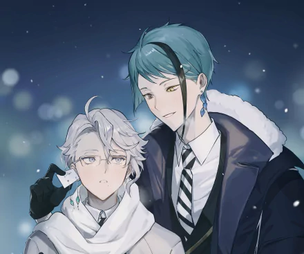 Jade Leech Azul Ashengrotto video game Twisted Wonderland HD Desktop Wallpaper | Background Image