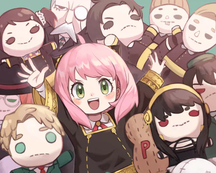Anya Forger Anime Spy x Family HD Desktop Wallpaper | Background Image
