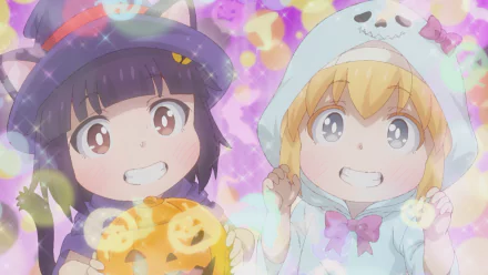 Yuurei-chan (Miss Shachiku and the Little Baby Ghost) Myako (Miss Shachiku and the Little Baby Ghost) Anime Miss Shachiku and the Little Baby Ghost HD Desktop Wallpaper | Background Image