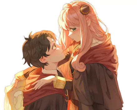 Anya Forger Damian Desmond Anime Spy x Family HD Desktop Wallpaper | Background Image