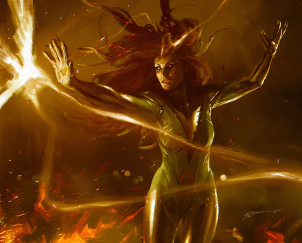 Phoenix (Marvel Comics) Jean Grey Comic X-Men HD Desktop Wallpaper | Background Image