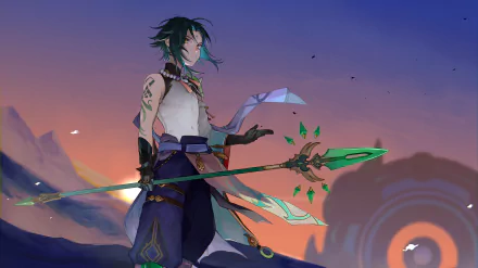 Xiao (Genshin Impact) video game Genshin Impact HD Desktop Wallpaper | Background Image