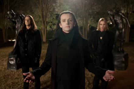 Jamie Campbell Bower Michael Sheen Marcus (Twilight) Aro (Twilight) Caius (Twilight) movie The Twilight Saga: Breaking Dawn - Part 2 HD Desktop Wallpaper | Background Image