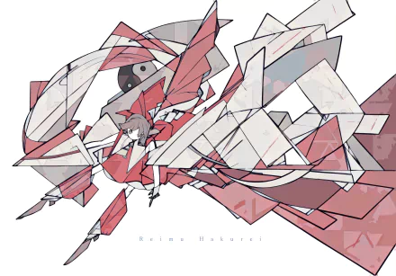 Reimu Hakurei Anime Touhou HD Desktop Wallpaper | Background Image