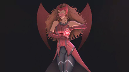 Wanda Maximoff Comic Scarlet Witch HD Desktop Wallpaper | Background Image
