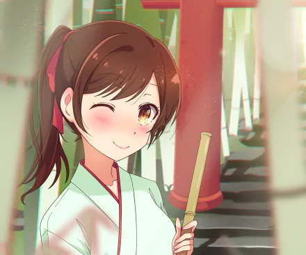 Chizuru Ichinose Anime Rent-A-Girlfriend HD Desktop Wallpaper | Background Image