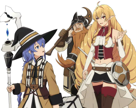 Talhand Elinalise Dragonroad Roxy Migurdia Anime Mushoku Tensei: Jobless Reincarnation HD Desktop Wallpaper | Background Image