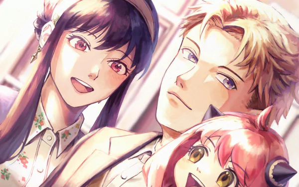 Yor Forger Loid Forger Anya Forger Anime Spy x Family HD Desktop Wallpaper | Background Image