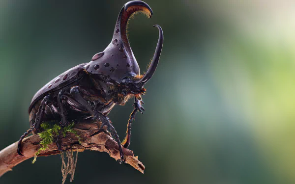 Animal rhinoceros beetle HD Desktop Wallpaper | Background Image
