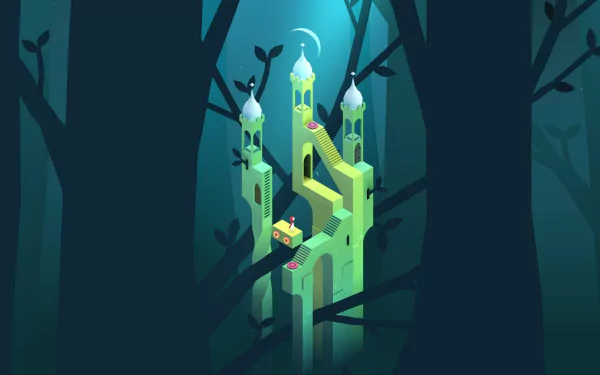 video game Monument Valley 2 HD Desktop Wallpaper | Background Image