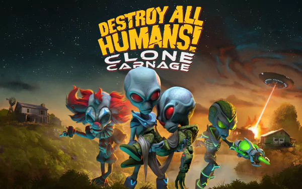 video game Destroy All Humans! Clone Carnage HD Desktop Wallpaper | Background Image