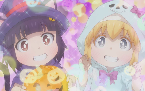 Yuurei-chan (Miss Shachiku and the Little Baby Ghost) Myako (Miss Shachiku and the Little Baby Ghost) Anime Miss Shachiku and the Little Baby Ghost HD Desktop Wallpaper | Background Image