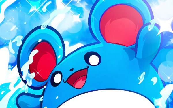 Marill (Pokémon) Anime Pokemon HD Desktop Wallpaper | Background Image