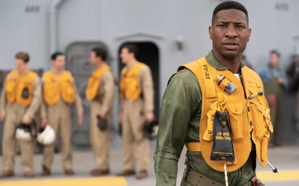 Jonathan Majors movie Devotion HD Desktop Wallpaper | Background Image