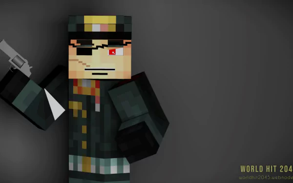 world hit 2045 world hit Cinema 4D animation Minecraft HD Desktop Wallpaper | Background Image