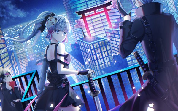 Video Game Genshin Impact Kamisato Ayaka Kamisato Ayato Thoma HD Wallpaper | Background Image
